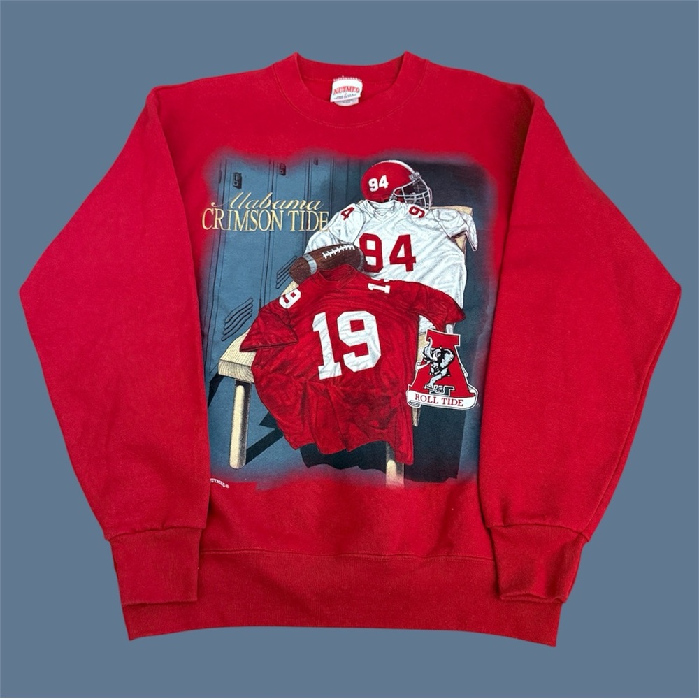 Nutmeg Mills NCAA Alabama Crimson Tide Crewneck Sweater